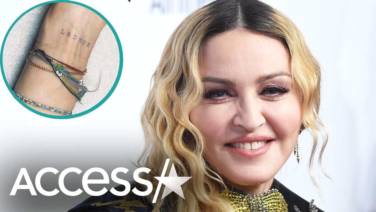 Madonna Gets Her First Tattoo