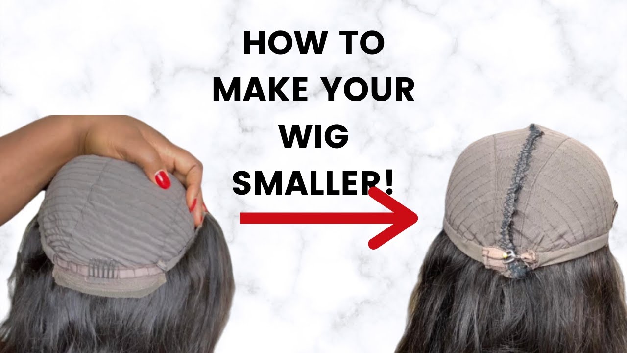 How To Make A Wig Smaller *Using a SEWING MACHINE*