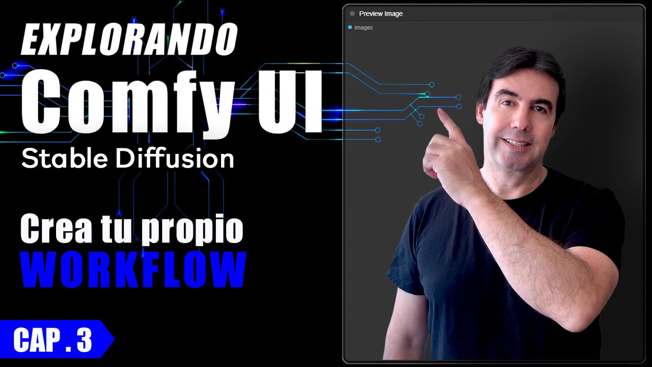 🟩 3 - ComfyUI para Stable Diffusion  - Cómo crear tu propio workflow