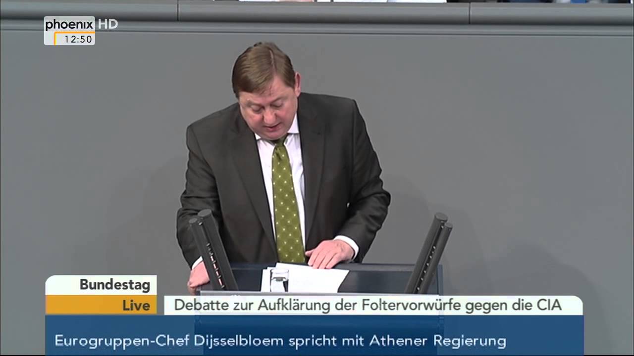 Bundestag: Aufkl&auml;rung der Foltervorw&uuml;rfe gegen die CIA am 30.01.2015