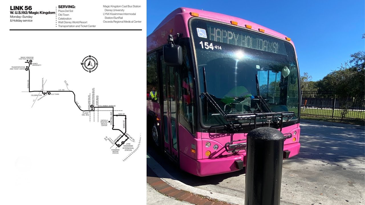 154-414 on Link 56 to Disney Transportation & Ticket Center / Magic Kingdom 