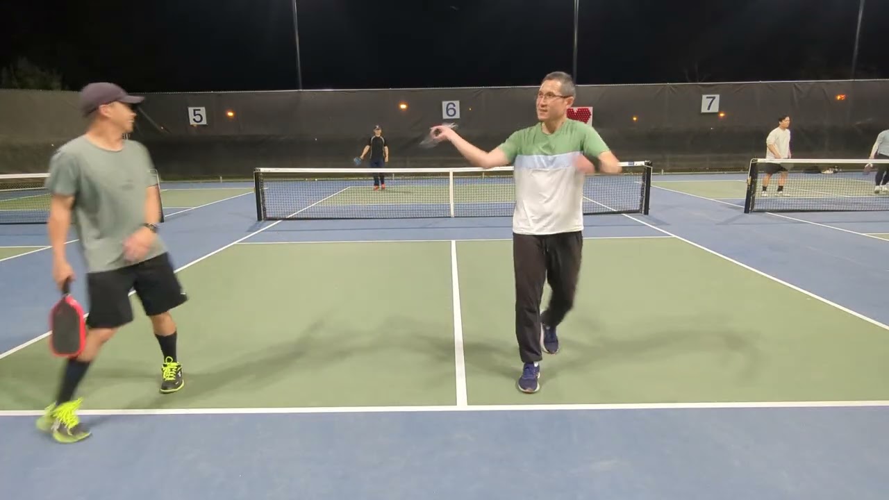 Eric, Josh vs Youm, Justin 2.8.26 #pickleball Set 1 at Mountain View Park, Eastvale, CA