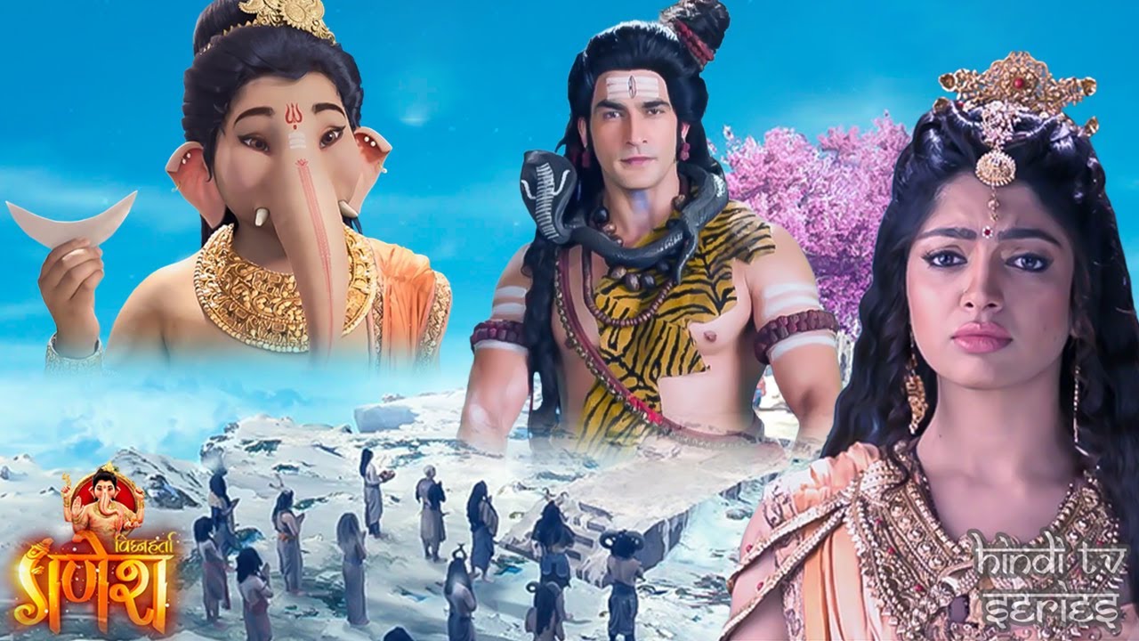 गणेशजी ने कर दी बड़ी भूल चंद्रमा को निकाल दिया शिवजी के सिर से | Vighnaharta Ganesh | Hindi Tv Series