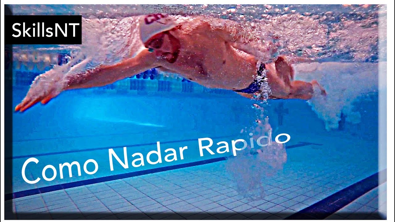 Como nadar a crol rapido. Tecnica de natacion