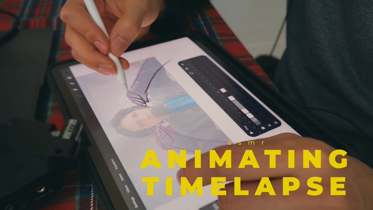 ASMR Procreate Dreams Animation ☁️ Satisfying Apple Pencil Sounds (Timelapse)