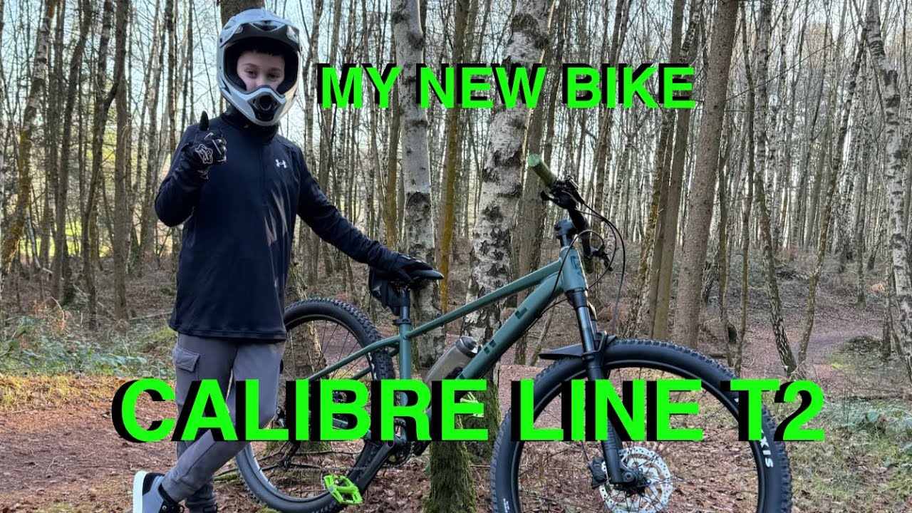 Testing out the Calibre Line T2 at Cannock Chase MTB - Age 9 - MY NEW BIKE