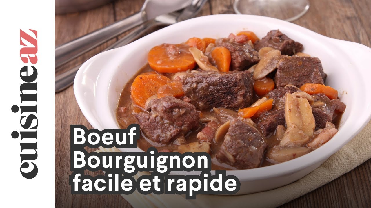 Boeuf Bourguignon facile et rapide