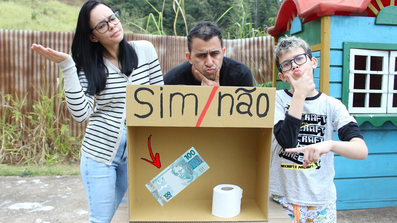 DESAFIO SIM OU NÃO! Nossa Família Bugiganga