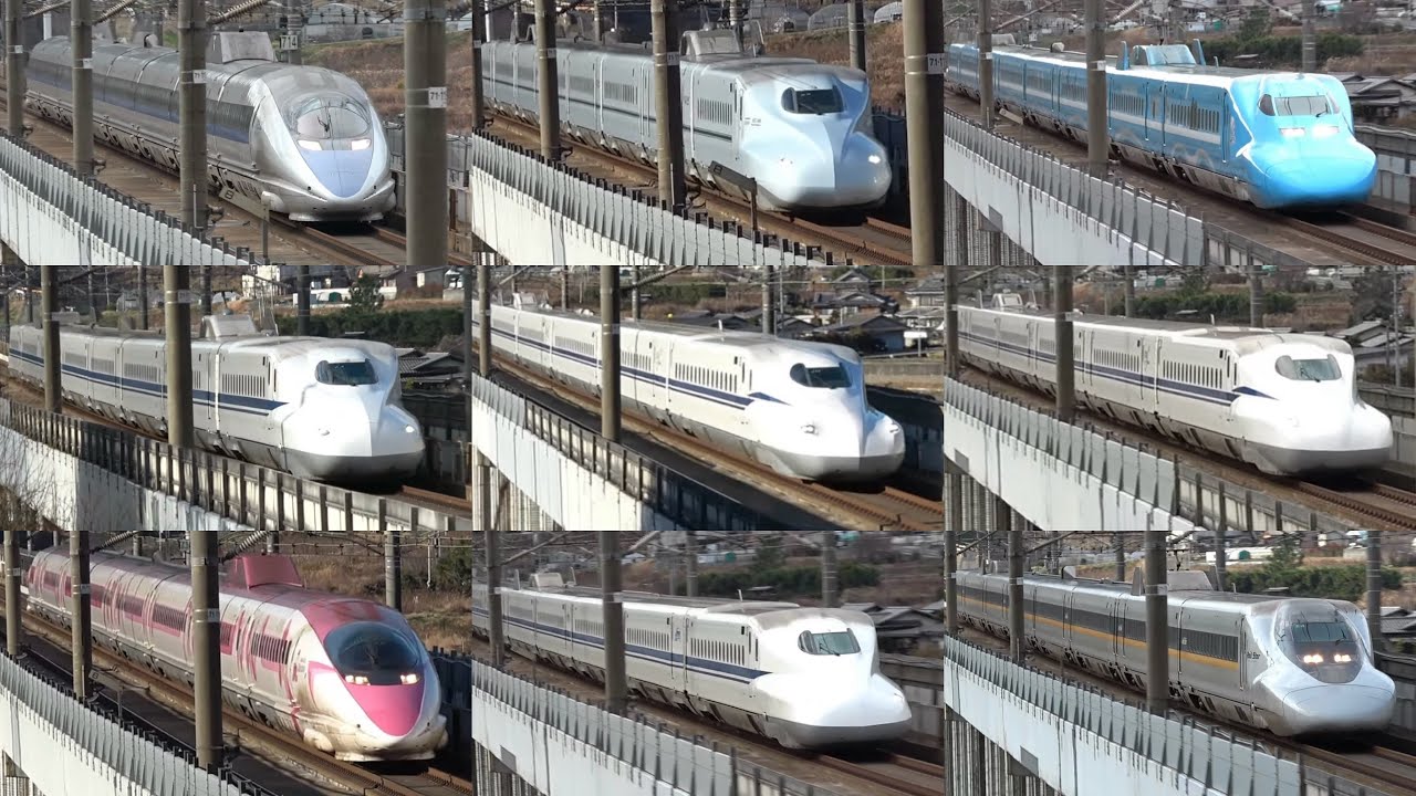 【絶景スポットをかっ飛ばす！】山陽新幹線　最速300km/h高速通過集