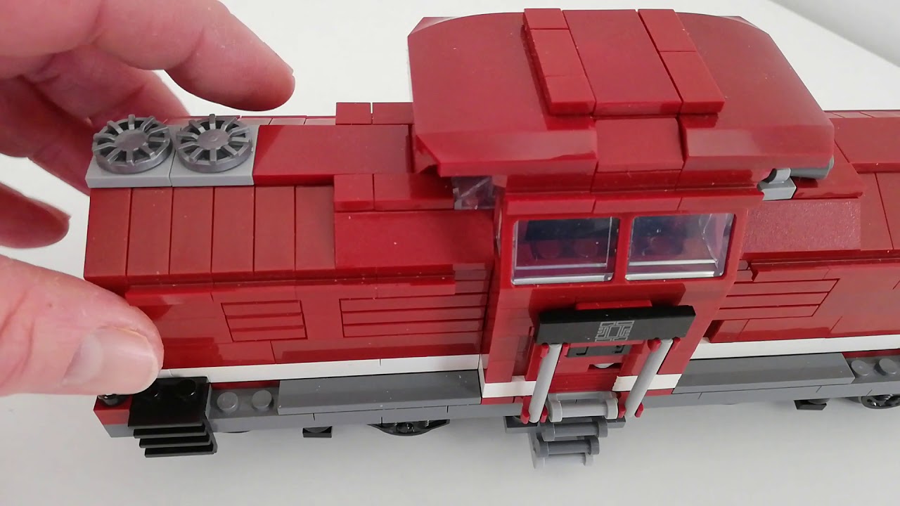 Wolle&acute;s alternative Noppensteinwelt: HEUTE: Kleines Update &uuml;ber die V 100 DR (MOC)