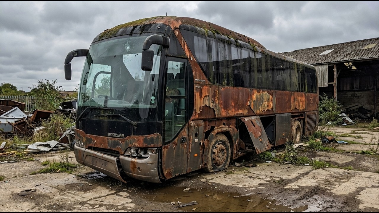 ASMR Car Restoration! Full Restoration 2007 Neoplan Tourliner Bus