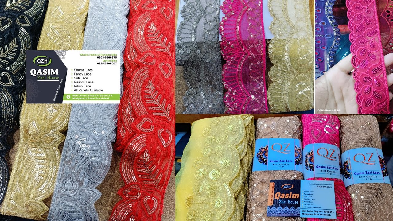 teshu lace large size new design available wattsap contact kary 03253195007 delivery al Pakistan