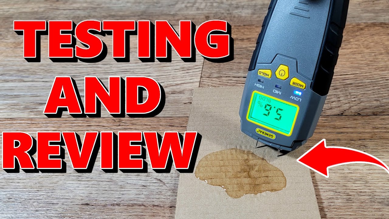 General Tools MMD4E Digital Moisture Meter Testing And Review