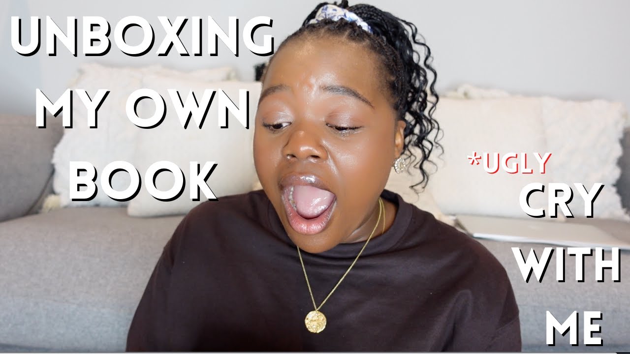 seeing MY own book for the first time:  *ugly* Cry With Me! (& my crazy family)