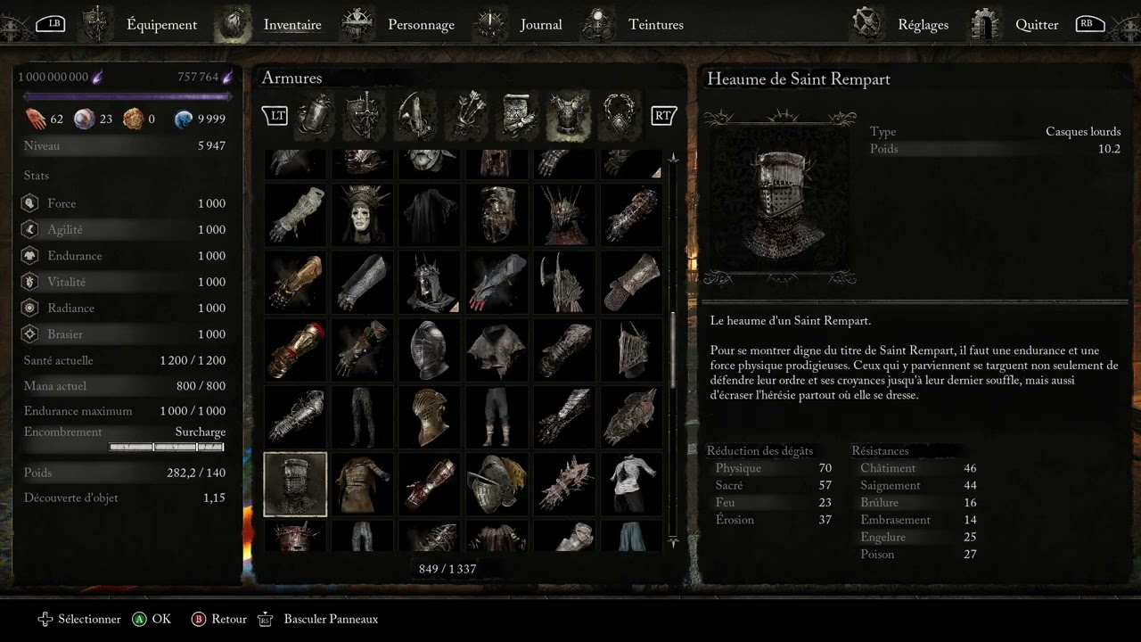 Lords Of The Fallen - Modded MEGA - Vigor, Items, Equipments, Rings, Runes