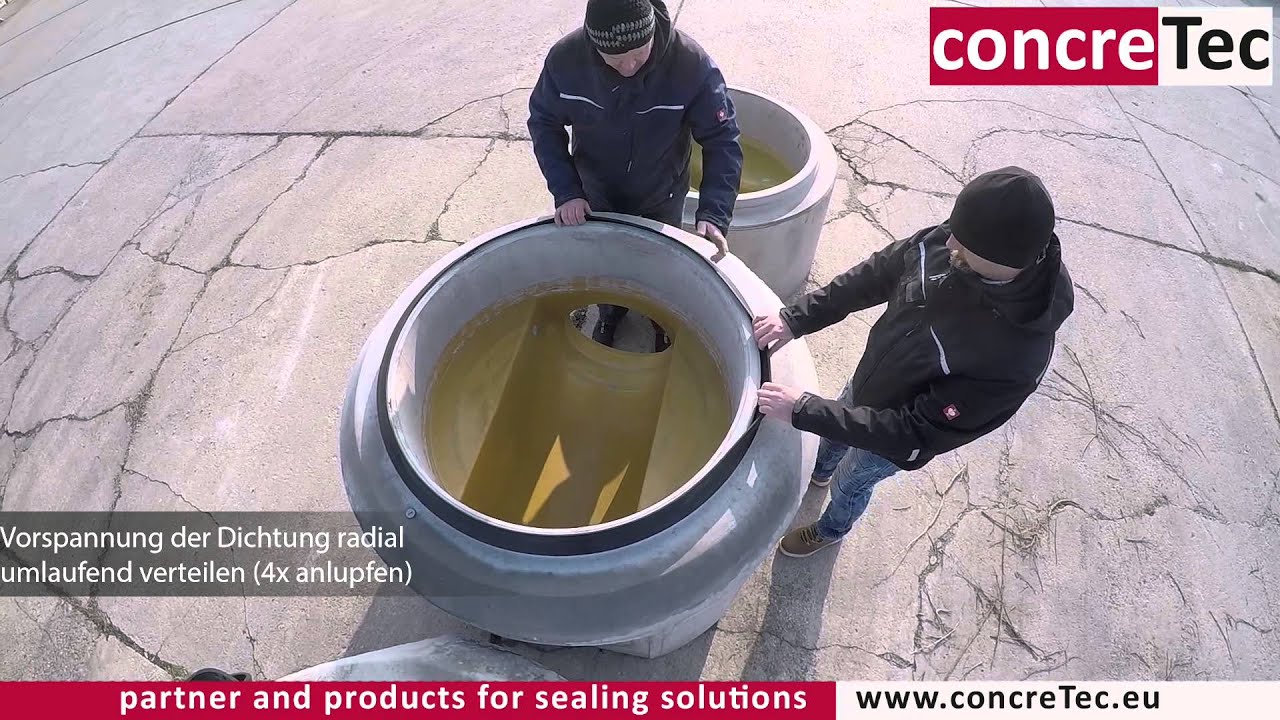 Montageanleitung Dichtung concreTec&reg;