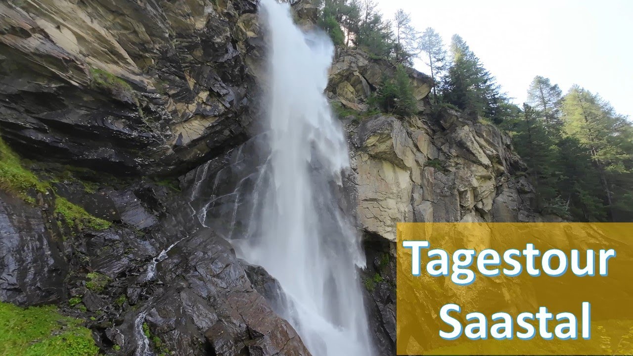 Tagestour Saastal   Weg der 18 Viertausender   Wasserfalltour