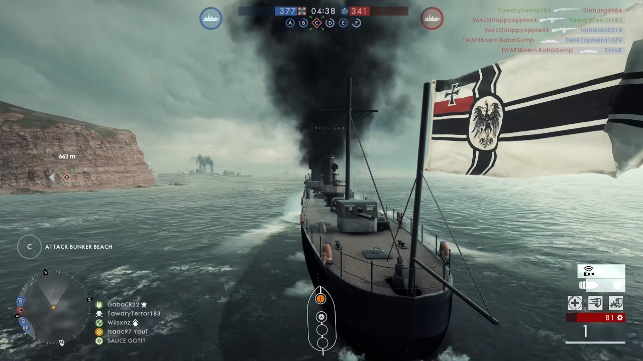 Battlefield 1: Conquest Assault gameplay (No Commentary)