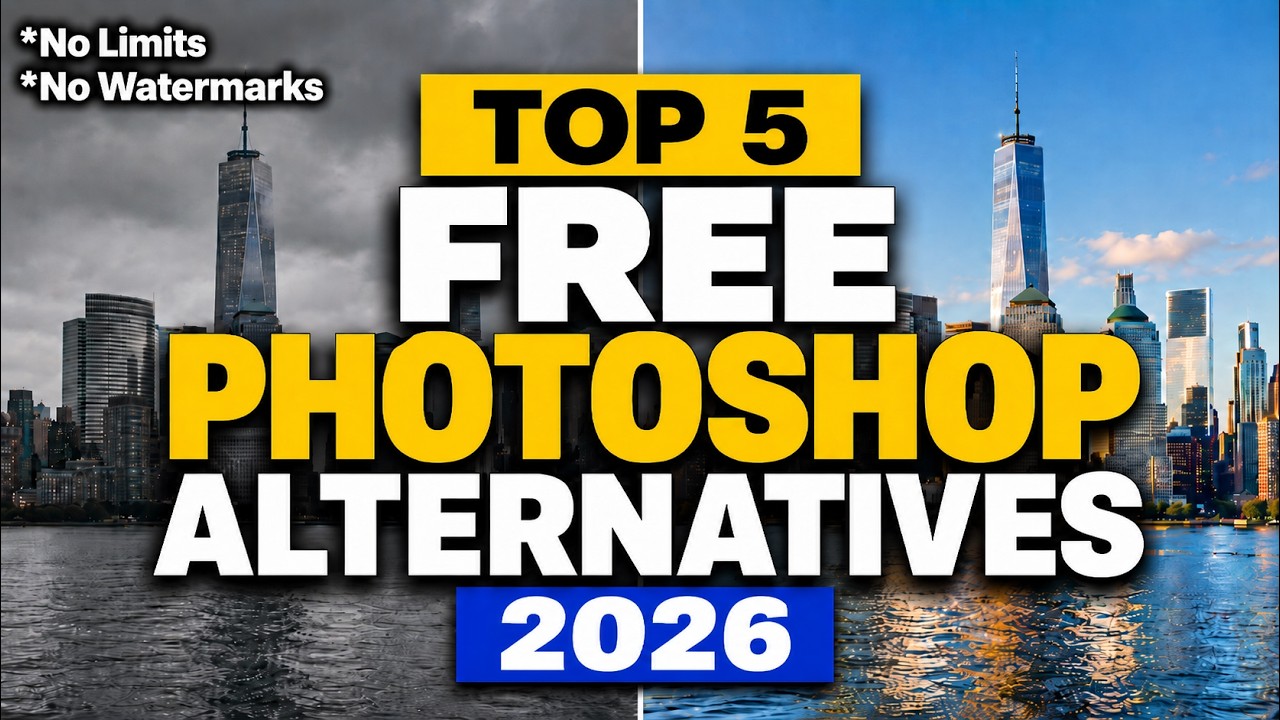 Топ-5 лучших бесплатных альтернатив Photoshop (2026)