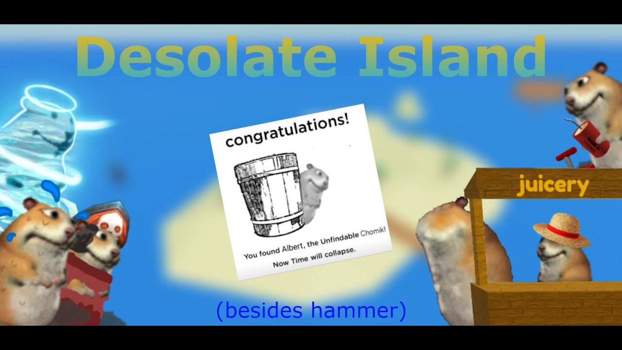 How to get all Desolate Island Chomiks (Medium - INSANE) in Find The Chomiks: Golden's Remake