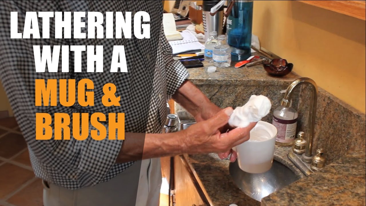 Using a Traditional Shaving Mug & Brush - Creating the Lather