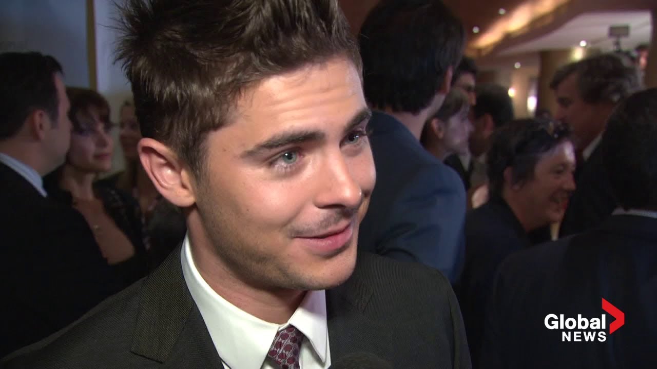 Zac Efron on the AT ANY PRICE red carpet