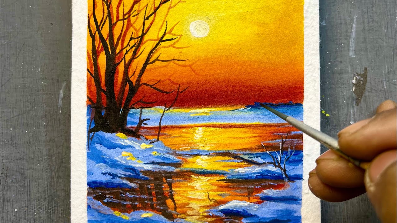 Landscape painting for beginners