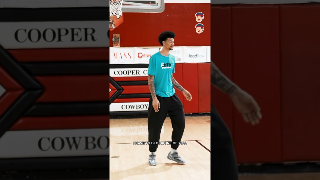 Kel&rsquo;el Ware Blocks Shots from Jr. HEAT Campers 😅 #block miamiheat #nba
