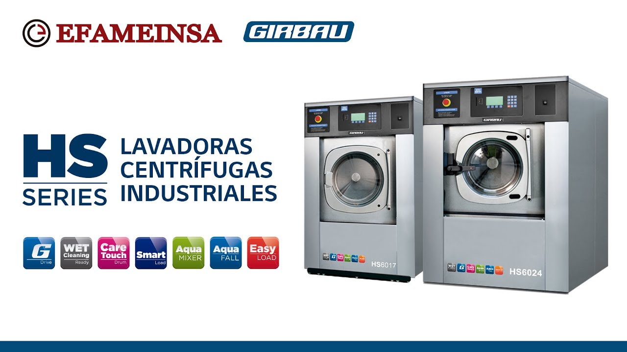 Lavadora centrífuga industrial HS Girbau | Efameinsa