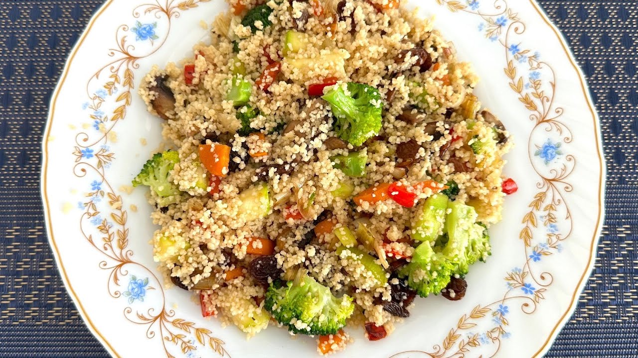El cuscús más sano: con verduras