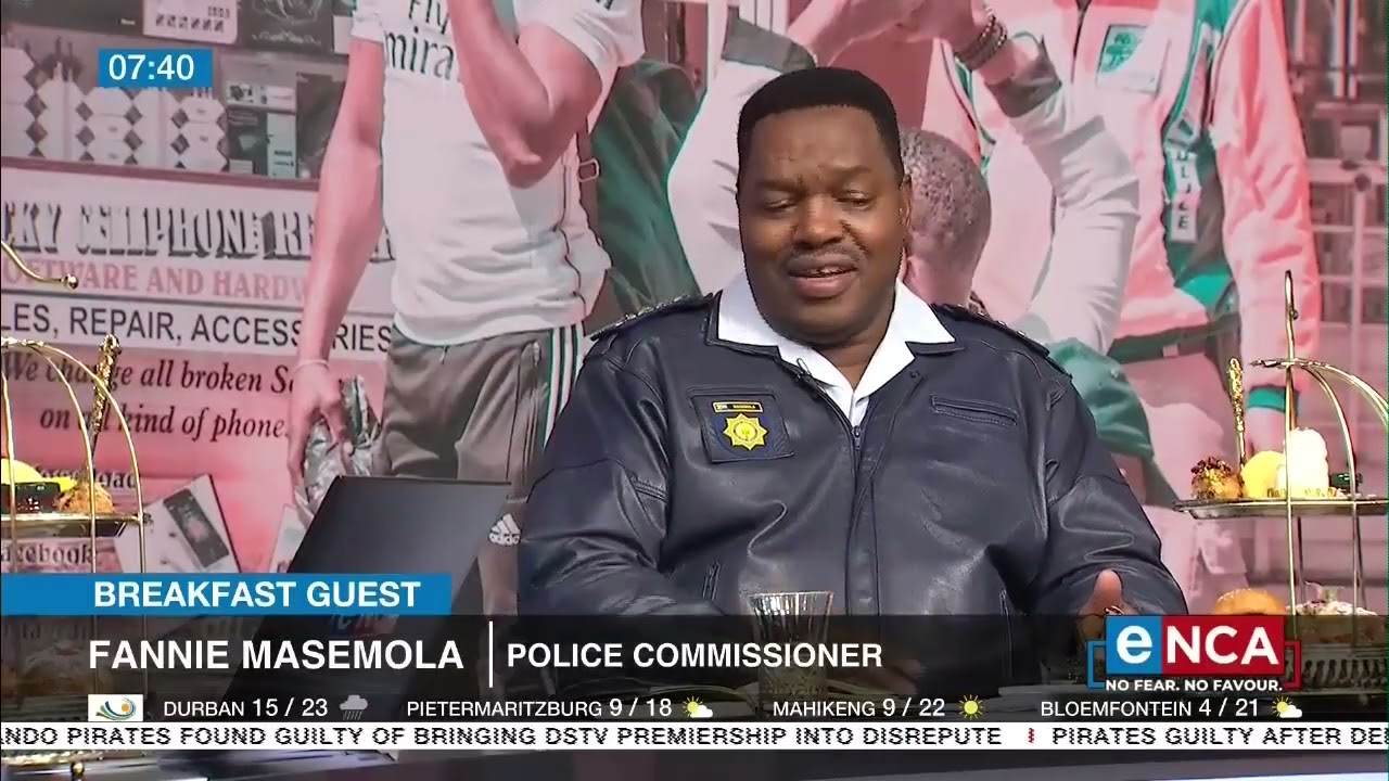 Breakfast guest | Police commissioner Fannie Masemola [3/3]