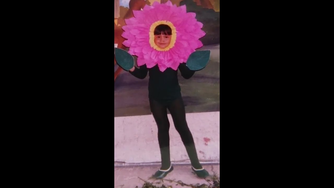 💕 DISFRAZ DE FLOR. Las Manos Mágicas De Mirna.