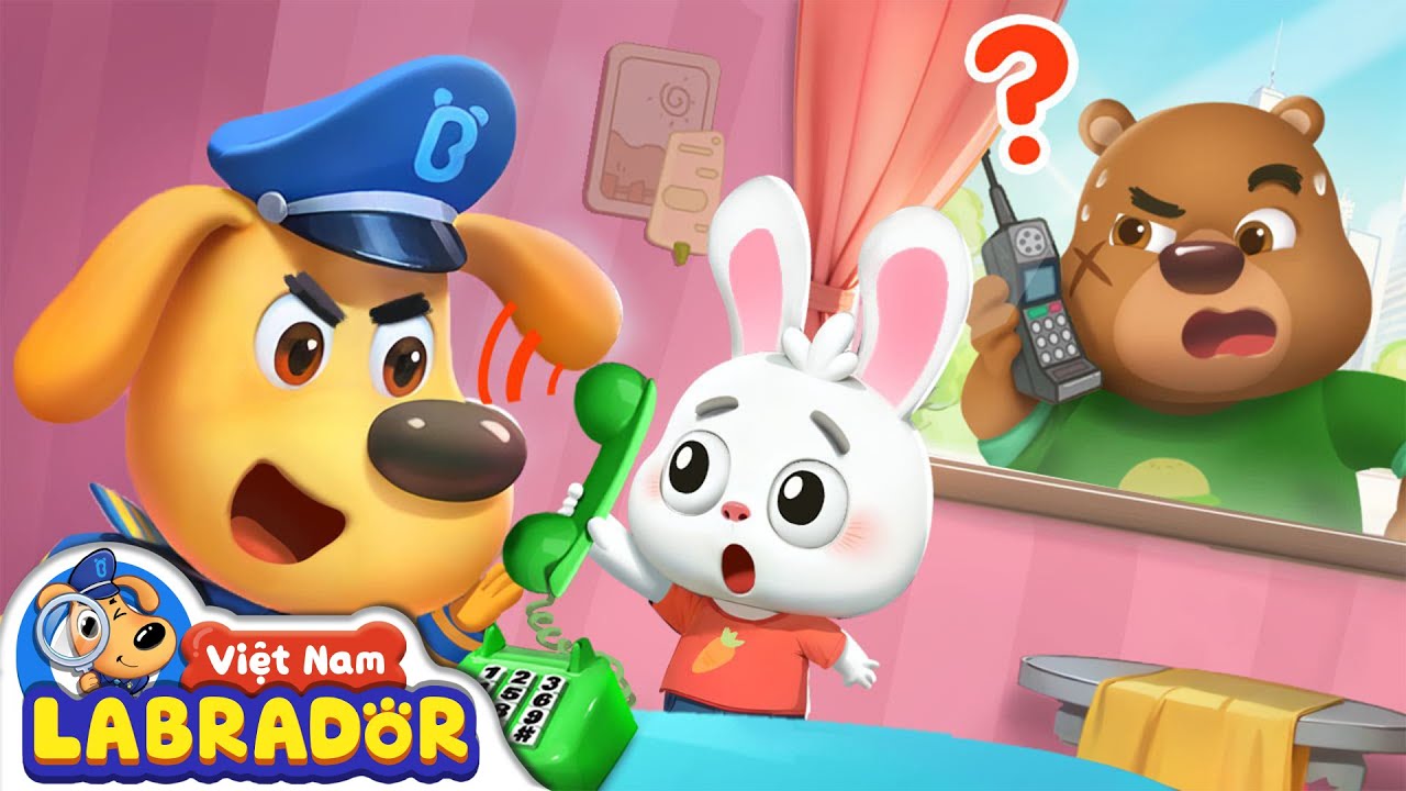 Cuộc gọi bất ngờ từ người lạ | Quy tắc an toàn | Hoạt hình cảnh sát trưởng Labrador | BabyBus