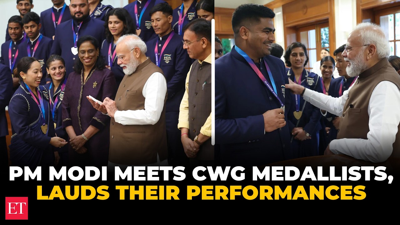 'Jo khelega, woh khilega': PM Modi interacts with CWG champions | Glasgow Commonwealth 2026