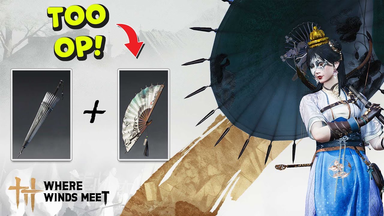 Umbrella & Fan: Immortal Healer DPS | Where Winds Meet (Early Game Build) #wherewindsmeet #WWMCCPS1