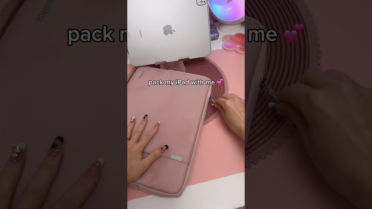 pack my iPad with me 🎀| aesthetic iPad accessories | amazon finds | iPad pro