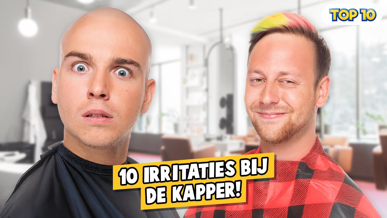 10 IRRITATIES BIJ DE KAPPER!