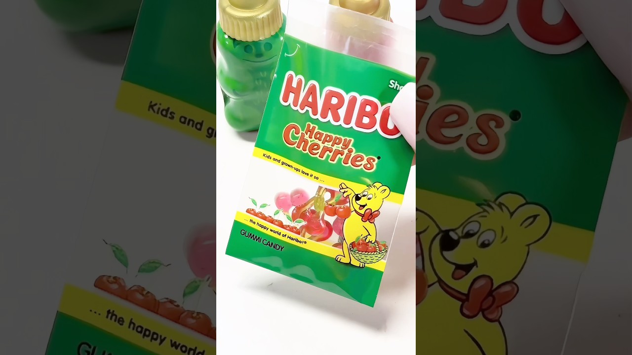 Mini Haribo Cherries #shorts #miniverse #haribo