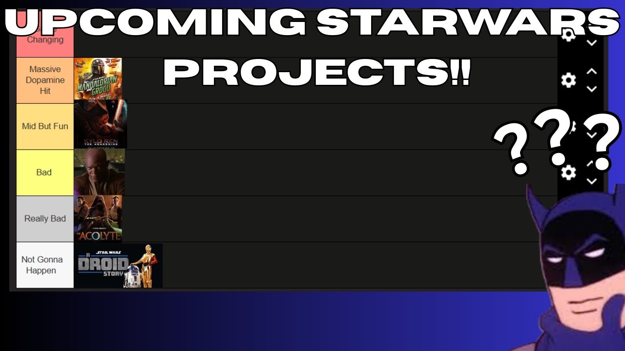 Ranking All Upcoming Star Wars Projects By How Good They Will Be