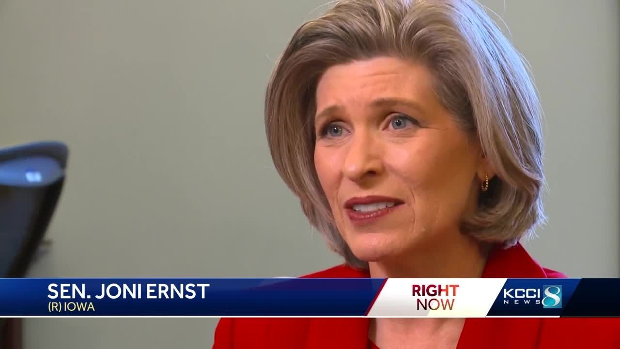 KCCI talks with Sen. Joni Ernst before Biden's State of the Union