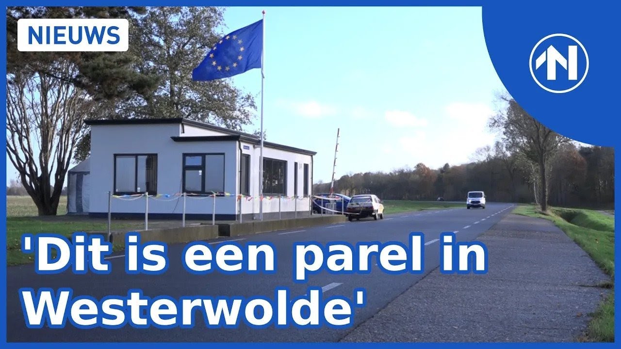 Het oude grenskantoor bij Rhederbrug is weer 'een parel'