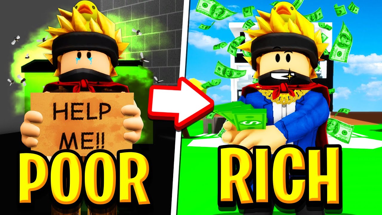 Poor To Rich The MUSICAL in Roblox BROOKHAVEN RP!!