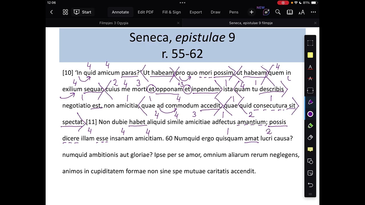 Seneca Epistula 9: 10 + 11 + 12 Waar heb je vrienden voor nodig?