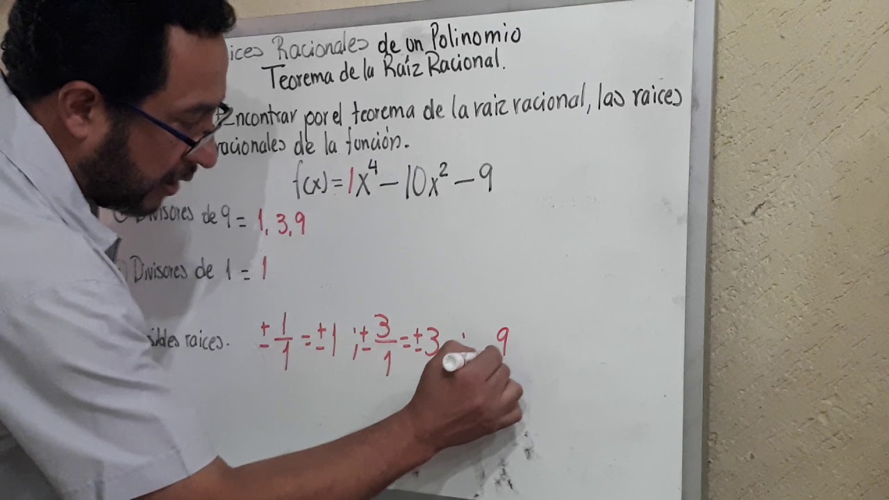Teorema de la raíz racional