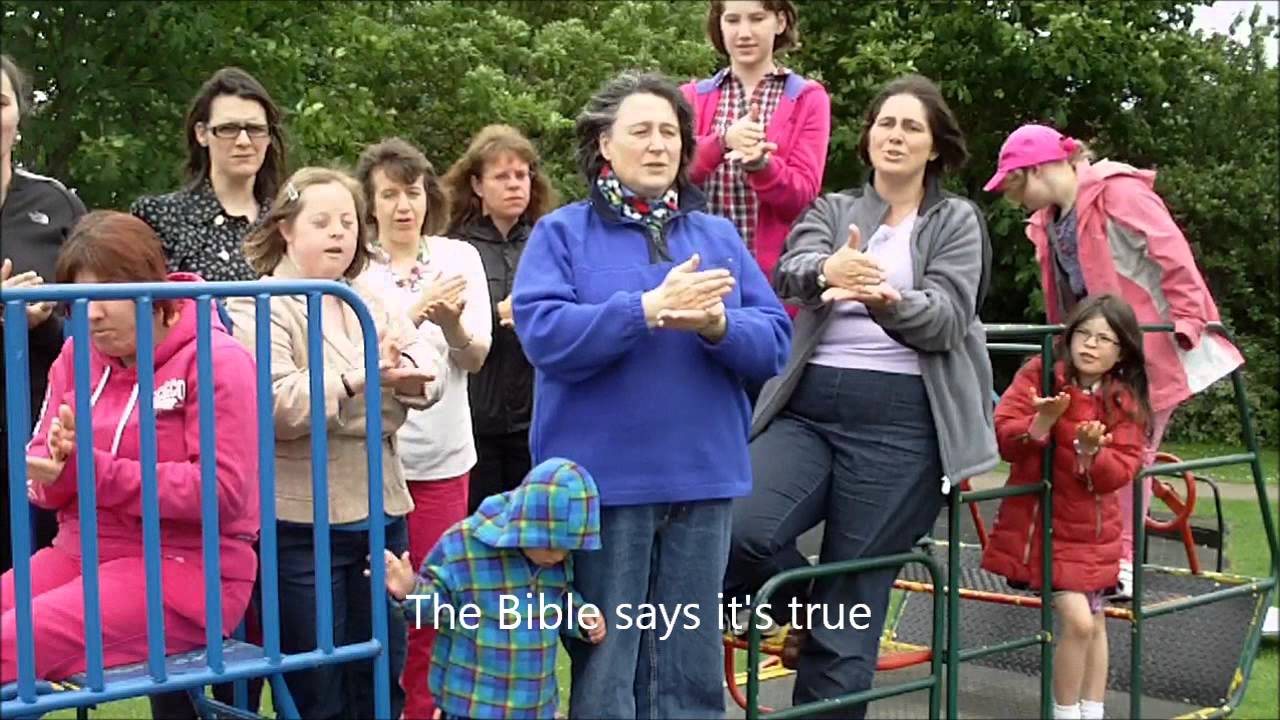God Cares For You  (Cast your Cares on Him) 1 Peter 5:7 with Sign Language BSL