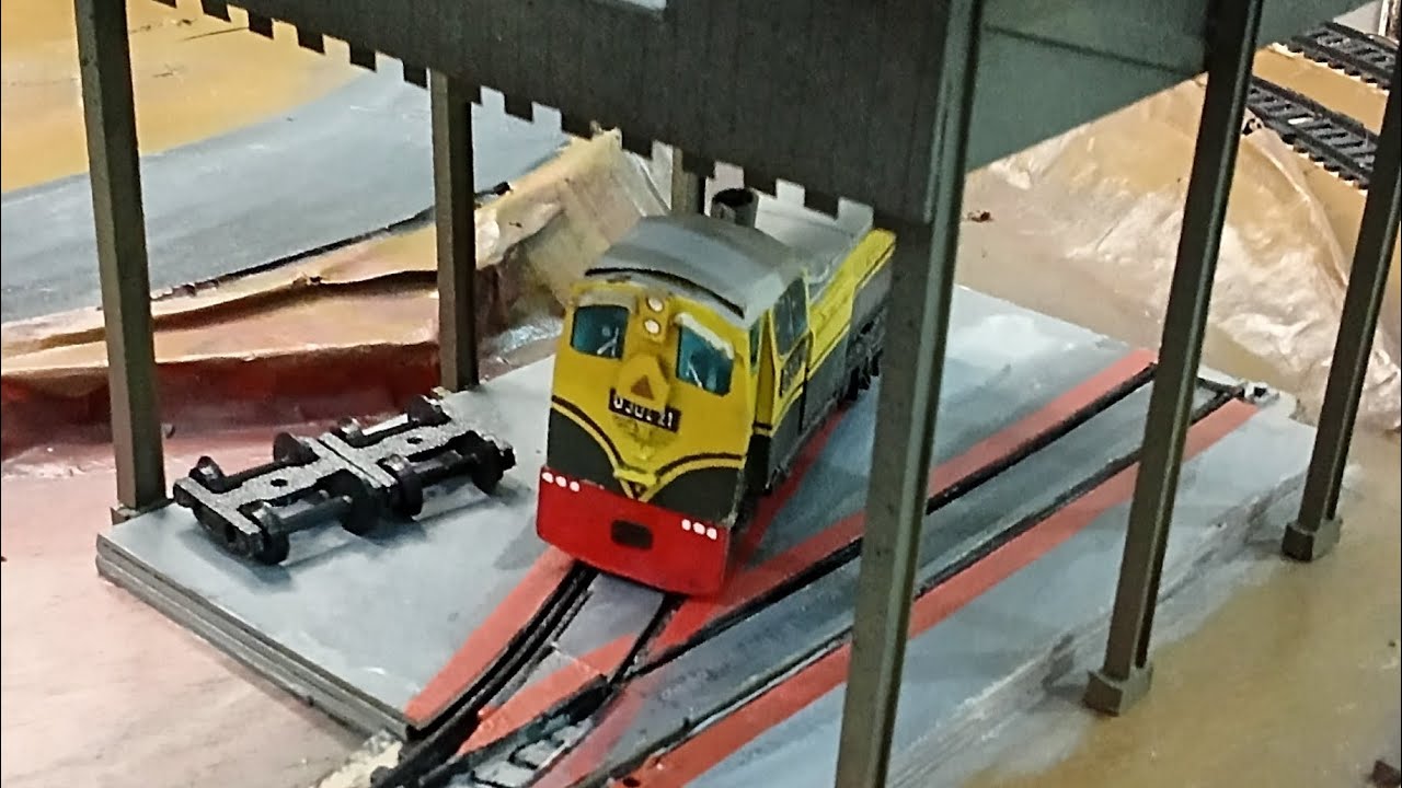 MEMBUAT DEPO KERETA, UPGRADE DIORAMA #dioramakereta #miniatur #railking  #miniaturkeretaapi 