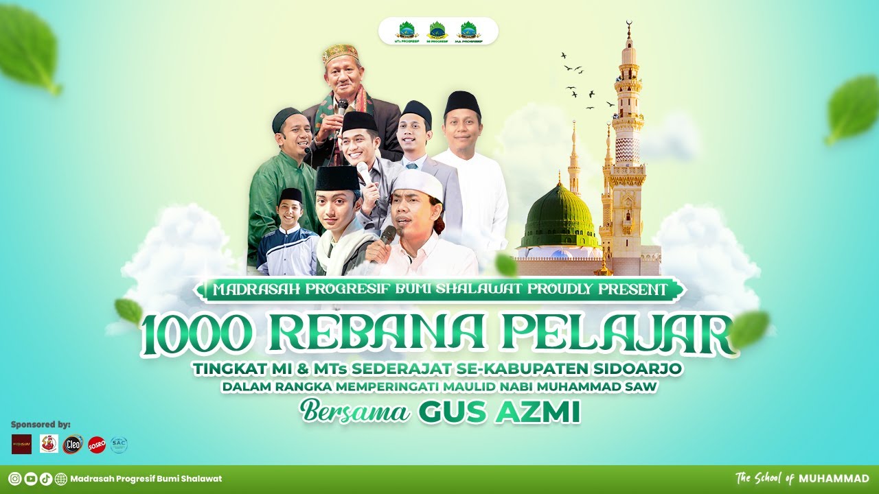 🔴[LIVE] 1000 REBANA PELAJAR MTS PROGRESIF BUMI SHALAWAT BERSAMA KH. AGOES ALI MASYHURI & GUS AZMI