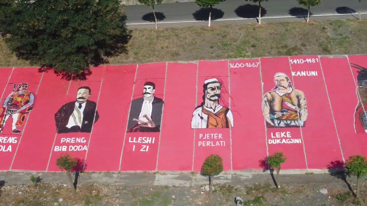 Muralja e Heronjve në Rubik – Pamje me Dron 🇦🇱