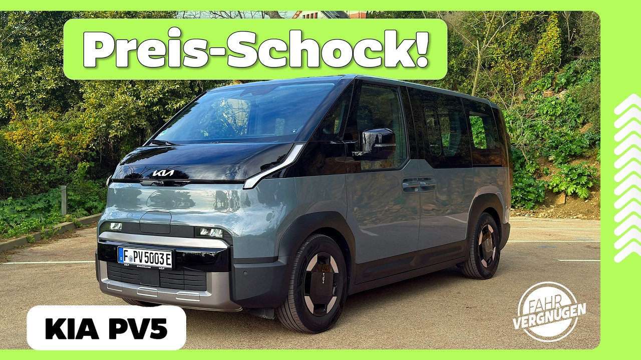 100 km im Kia PV5: Viel Platz, fairer Preis – der neue E-Van // Vorfahrt