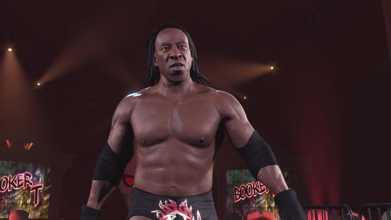 Booker T def Kurt Angle,Stone Cold to Win WCW WorldHeavyweight Championship